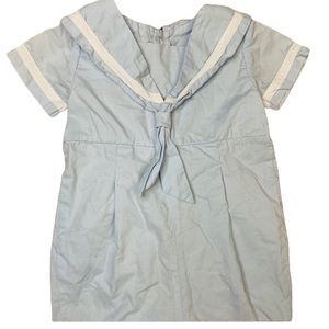 Baby Blue Sailor Style Onsie